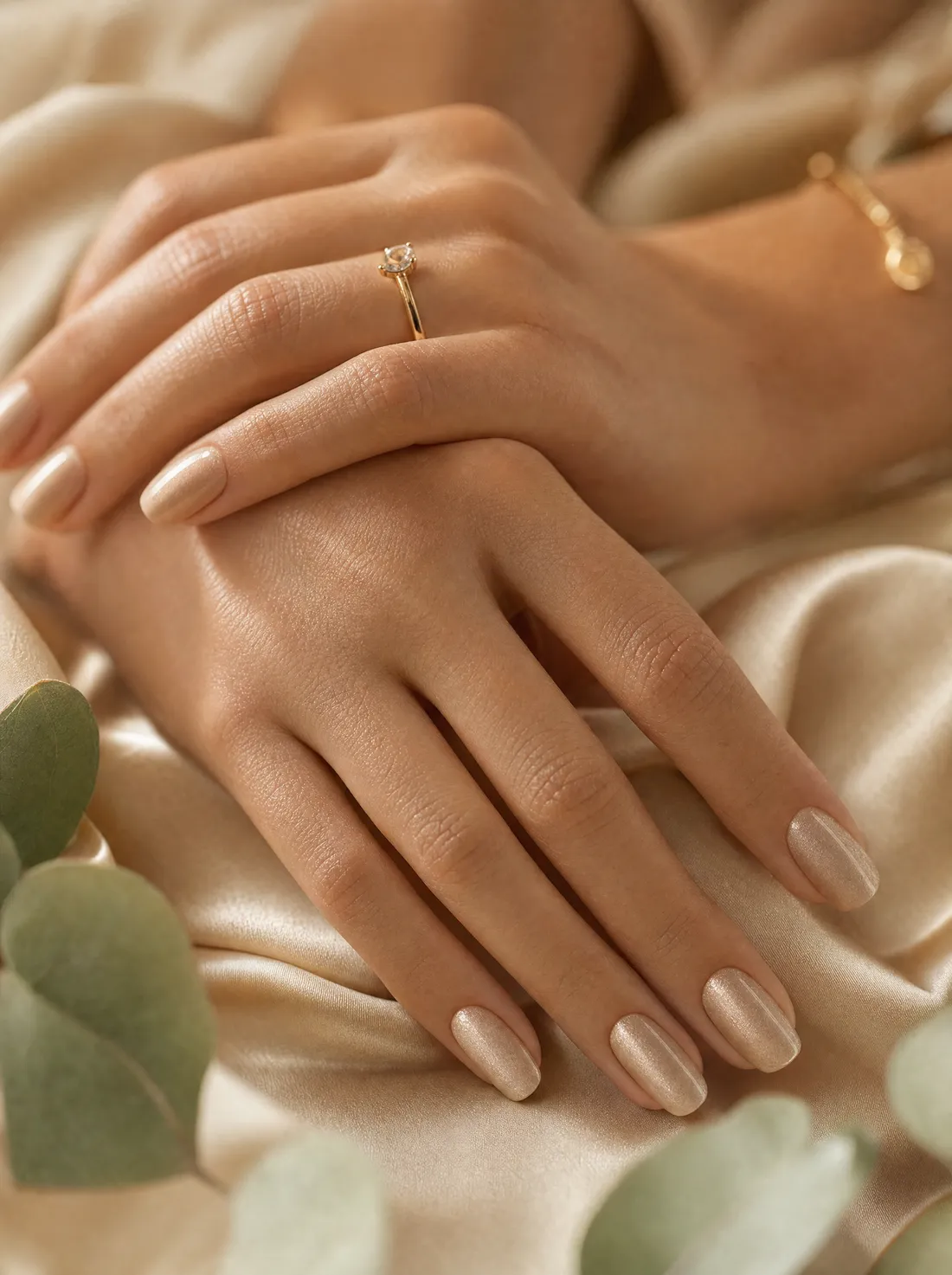 Manicure con acabado nude perfecto